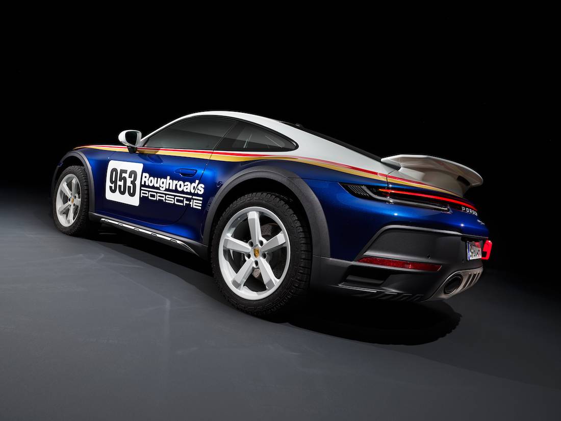Porsche 911 Dakar (2022) statisch, achteraanzicht