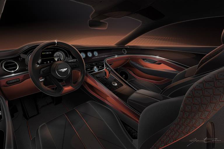 Bentley Mulliner Batur (2022) interieur