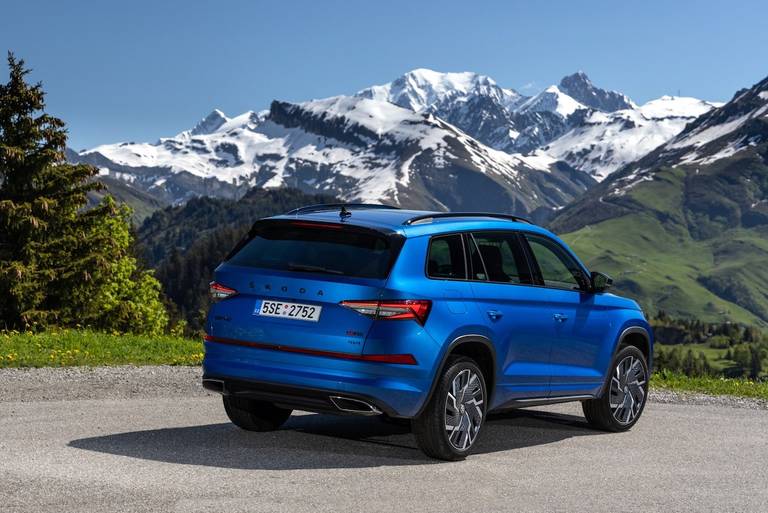 Skoda Kodiaq RS (2022) statisch, achteraanzicht