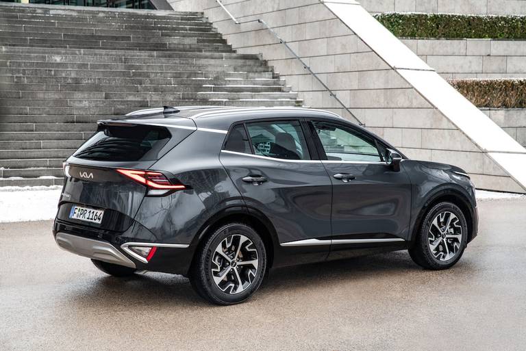 Kia Sportage (2022) statisch, achteraanzicht