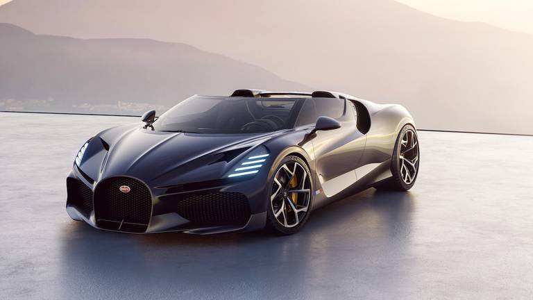 Bugatti Mistral (2022) statisch, vooraanzicht