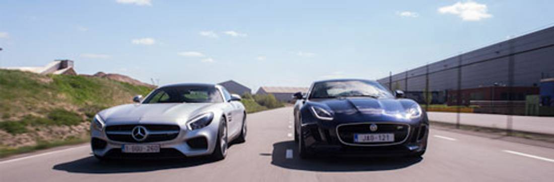 Test comparatif: Jaguar F-Type R vs Mercedes AMG GT S – Dévoreuses de gommes… et de 911 !