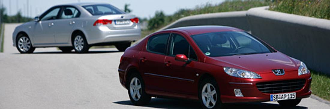 Test comparatif: Peugeot 407 vs