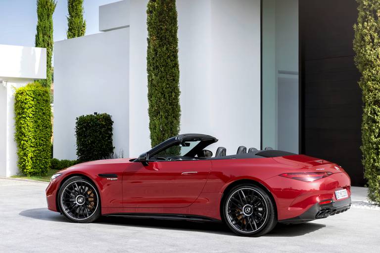 Mercedes-AMG SL (2022) statisch, achteraanzicht