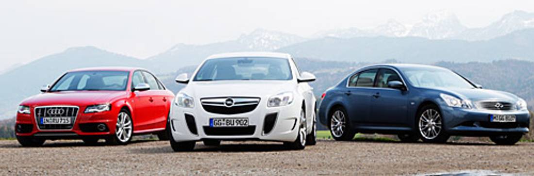 Test comparatif: Audi S4 vs