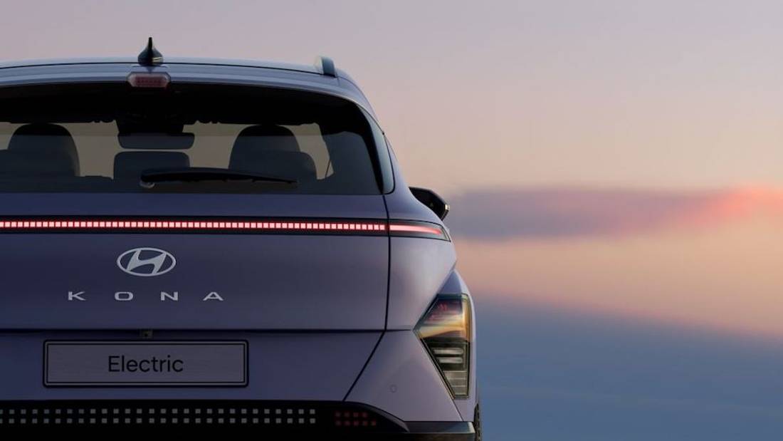 Hyundai Kona (2022) statisch, achteraanzicht