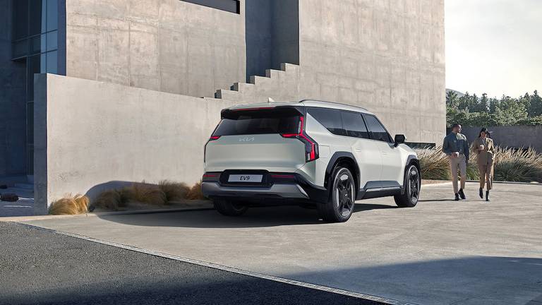 Kia EV9 (2023) statisch, achteraanzicht