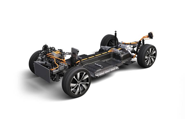 263667 Volvo XC40 Recharge powertrain