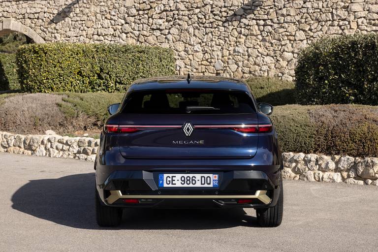 Renault Mégane E-Tech (2023) static, rear view