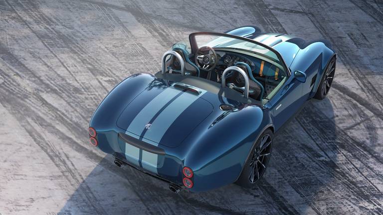 AC Cobra GT Roadster (2023) statisch, achteraanzicht