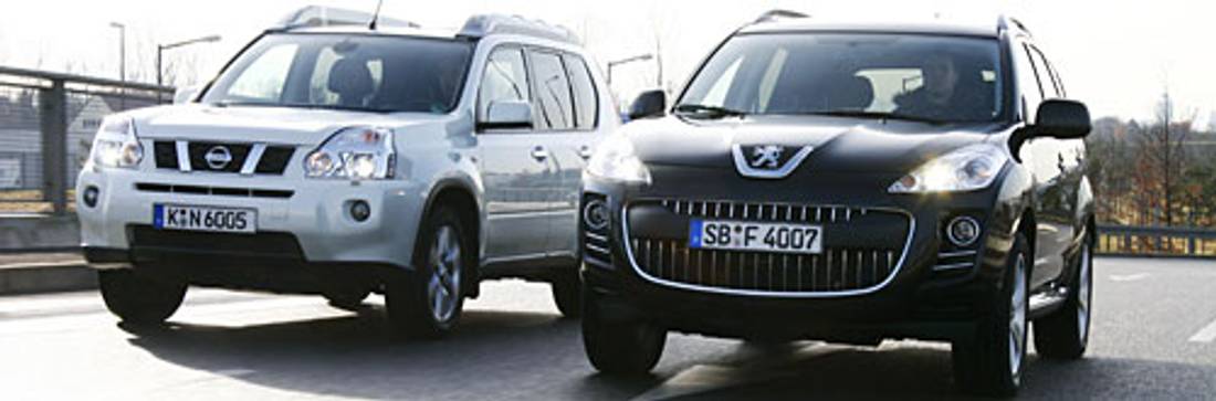 Test comparatif: Nissan X-Trail vs