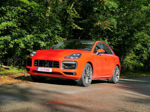 Porsche Cayenne Coupé : Orange is the new black