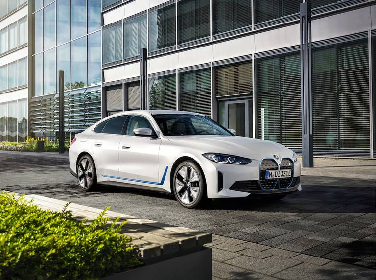 BMW i4 (2022) statisch, vooraanzicht