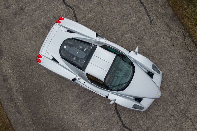 Ferrari Enzo RM Sotheby's (2023) statisch, bovenaanzicht