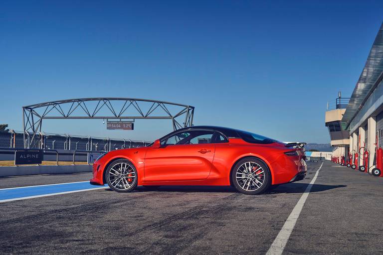 Alpine A110 S (2022) statisch, zijaanzicht