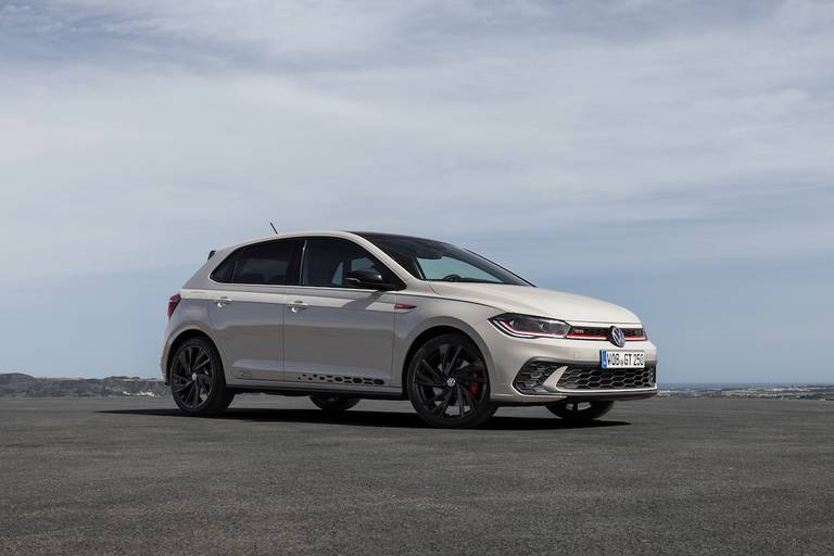 VW Polo GTI Edition 25 (2023) static, front view