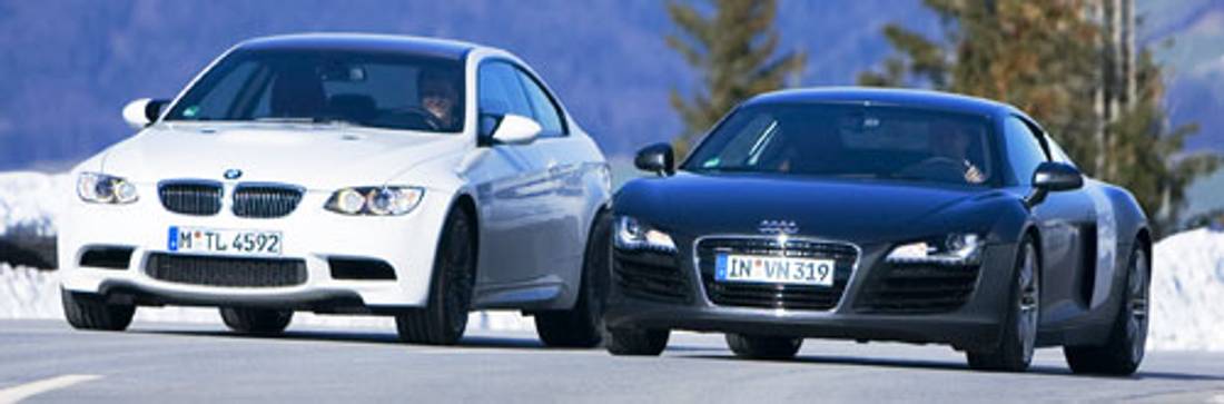 Test comparatif: Audi R8 vs