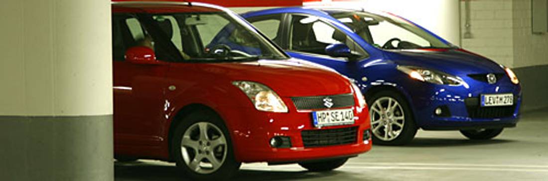 Test comparatif: Mazda 2 vs