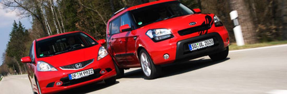 Test comparatif: Honda Jazz vs
