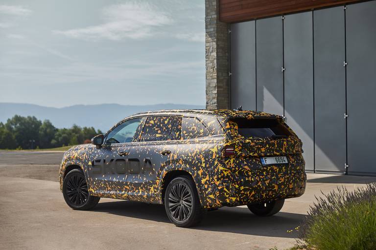 Skoda Kodiaq (2023) static, rear view