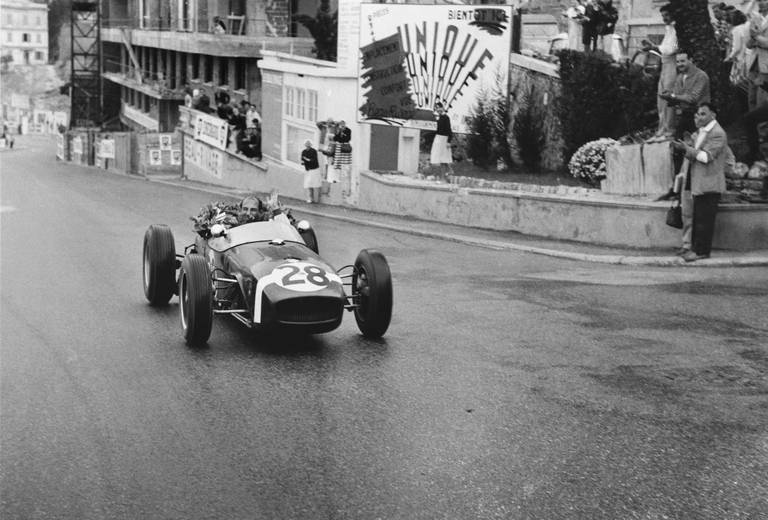 Sir-Stirling-Moss,-Lotus-18,-Monaco