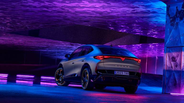 Cupra Tavascan (2023) static, rear view