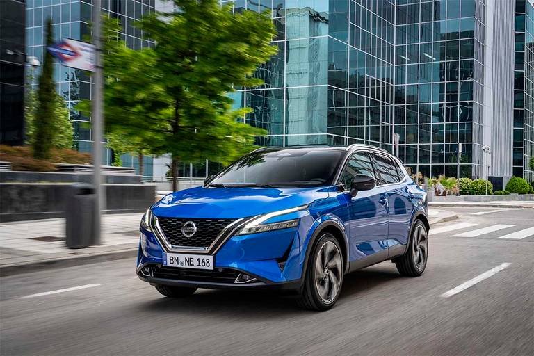 AS24 Nissan Qashqai 2021 rijdend voor